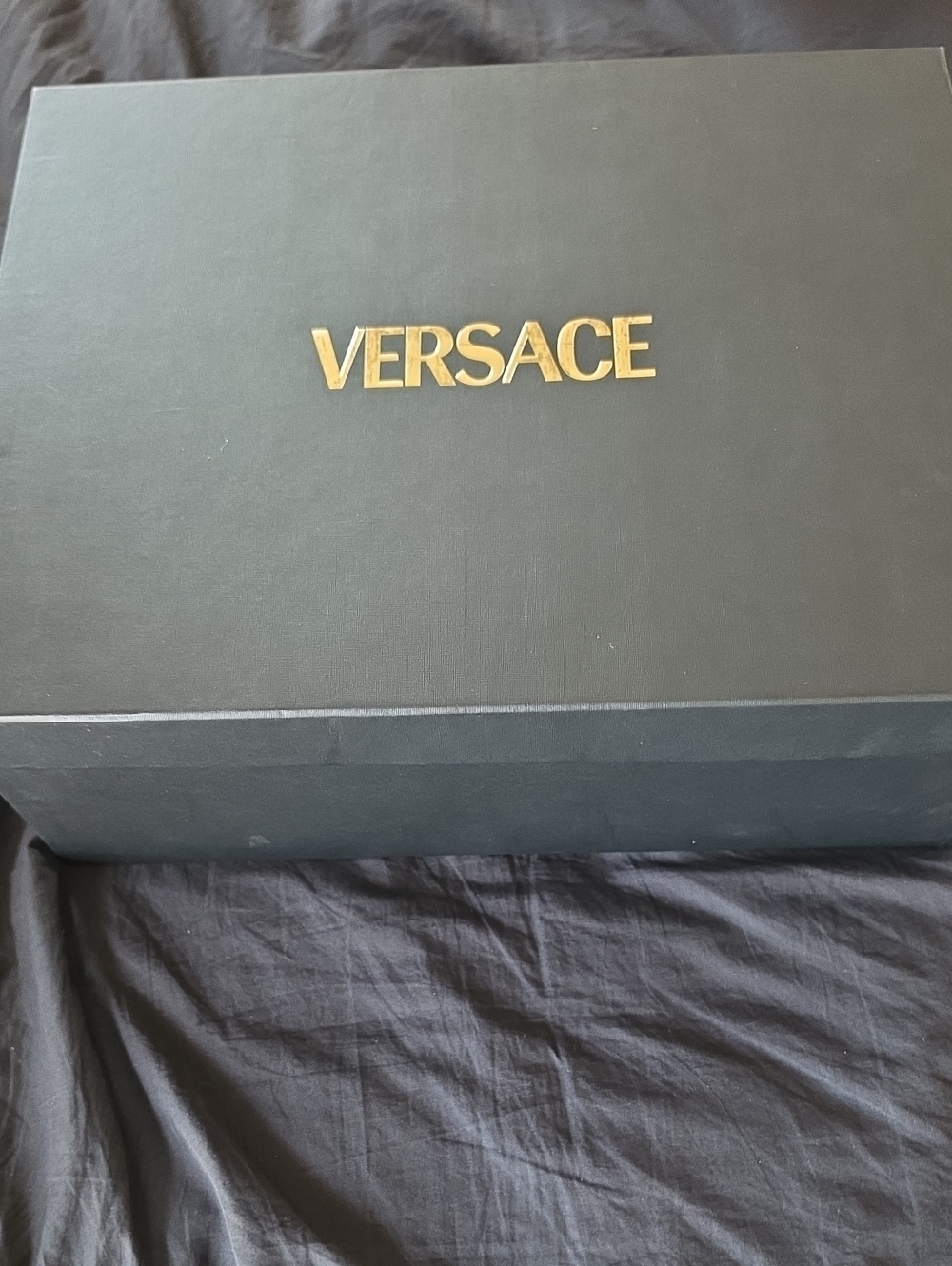 Versace Black Box with Gold Logo. Only worn once.